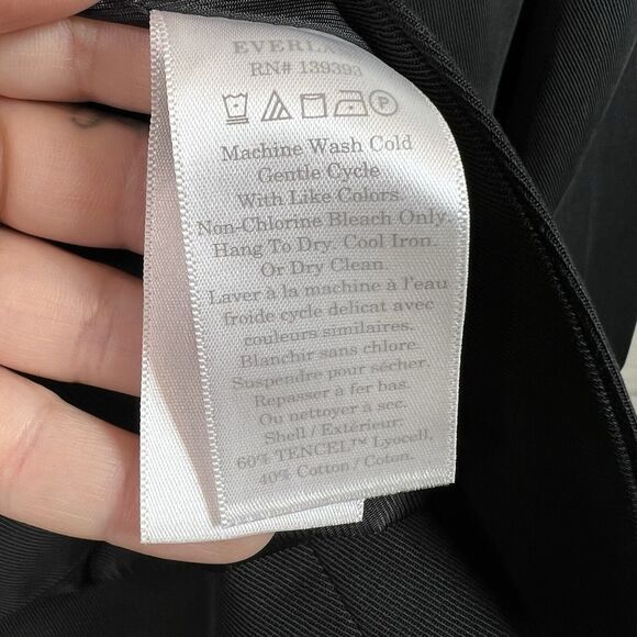 Everlane The Oversized Blazer in Buttersmooth, Black, 8, EUC - Picture 8 of 16